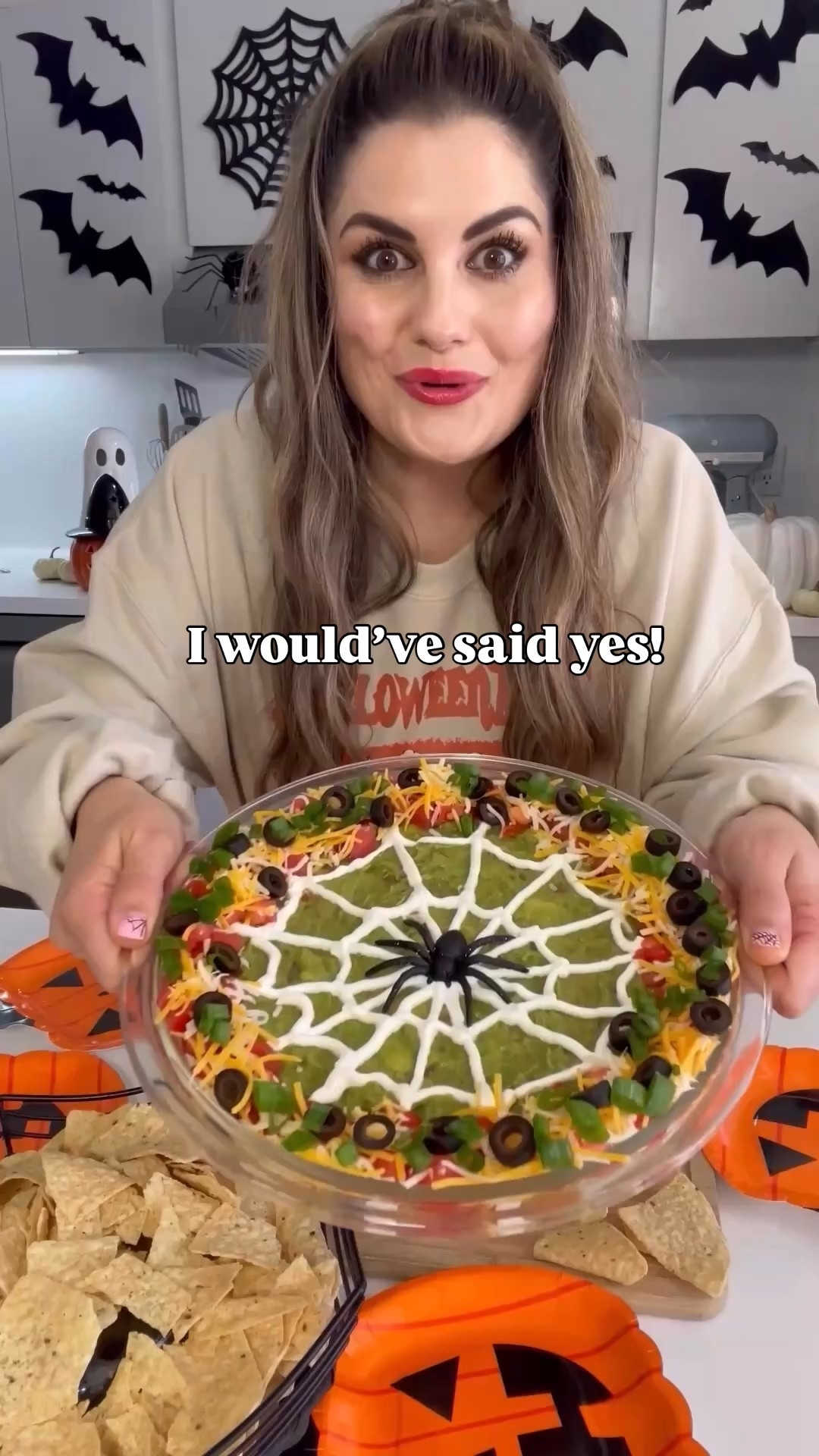 🎃👻 The secret to stress-free celebrations? My brand-new cookbook Celebrating Every Day! Comment COOKBOOK and I’ll send you all the details. 

Inside you’ll find SO many easy Halloween recipes (Halloween is my favorite holiday 🧡) from appetizers to treats! And it’s not just for the holidays, but packed with super-easy recipes for everyday meals, seasons, and special occasions too.

This Halloween spider web layered bean dip is one of my go-tos. Confession: The first time I ever made it, I literally ate half the dish before the kids even got home from school. 😅 

Just dip those tortilla chips right in to enjoy the easiest Halloween snack! 🖤

✨ You can also find Celebrating Every Day at Amazon, Walmart, Target, and more!

Party food | easy recipes | halloween recipe ideas | easy appetizer | halloween food 



#LTKParties #LTKSeasonal #LTKHome