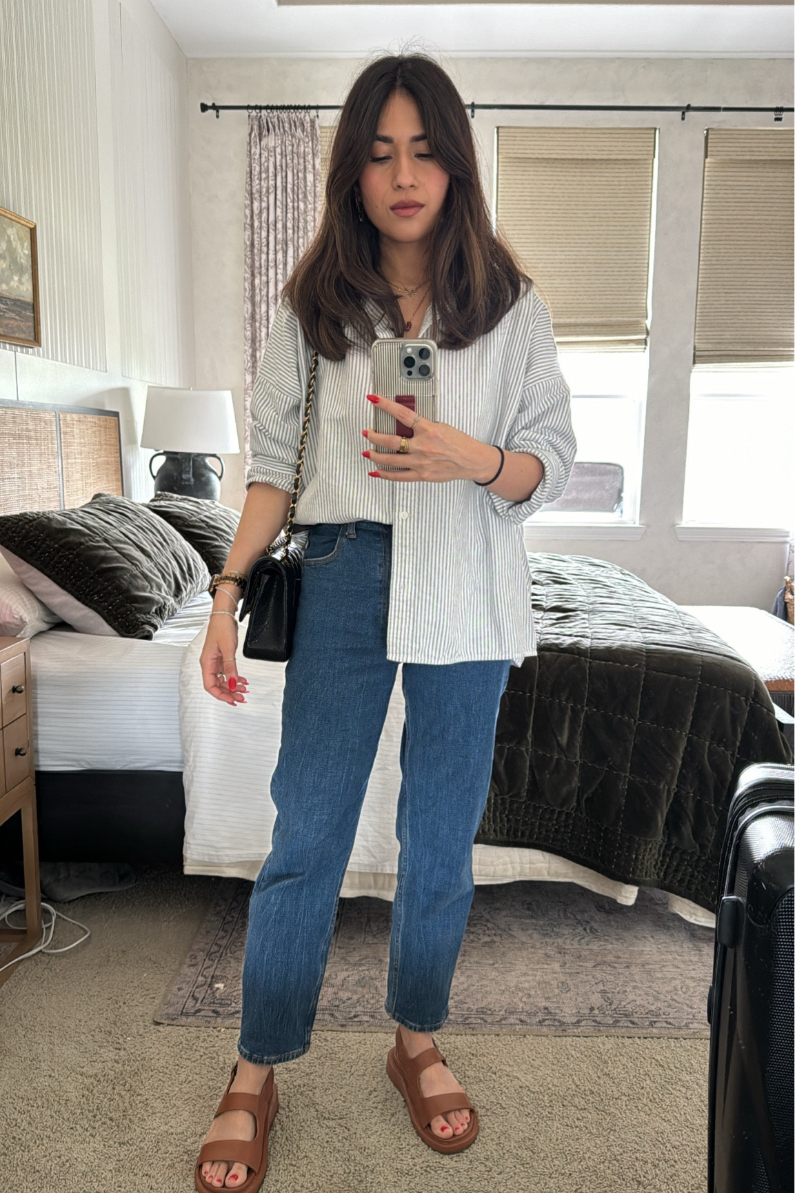 Travel day outfit or vacation outfit. These sandals are the most comfortable walking sandals and I’m taking them to Europe this summer! 

#LTKtravel #LTKstyletip #LTKfindsunder100