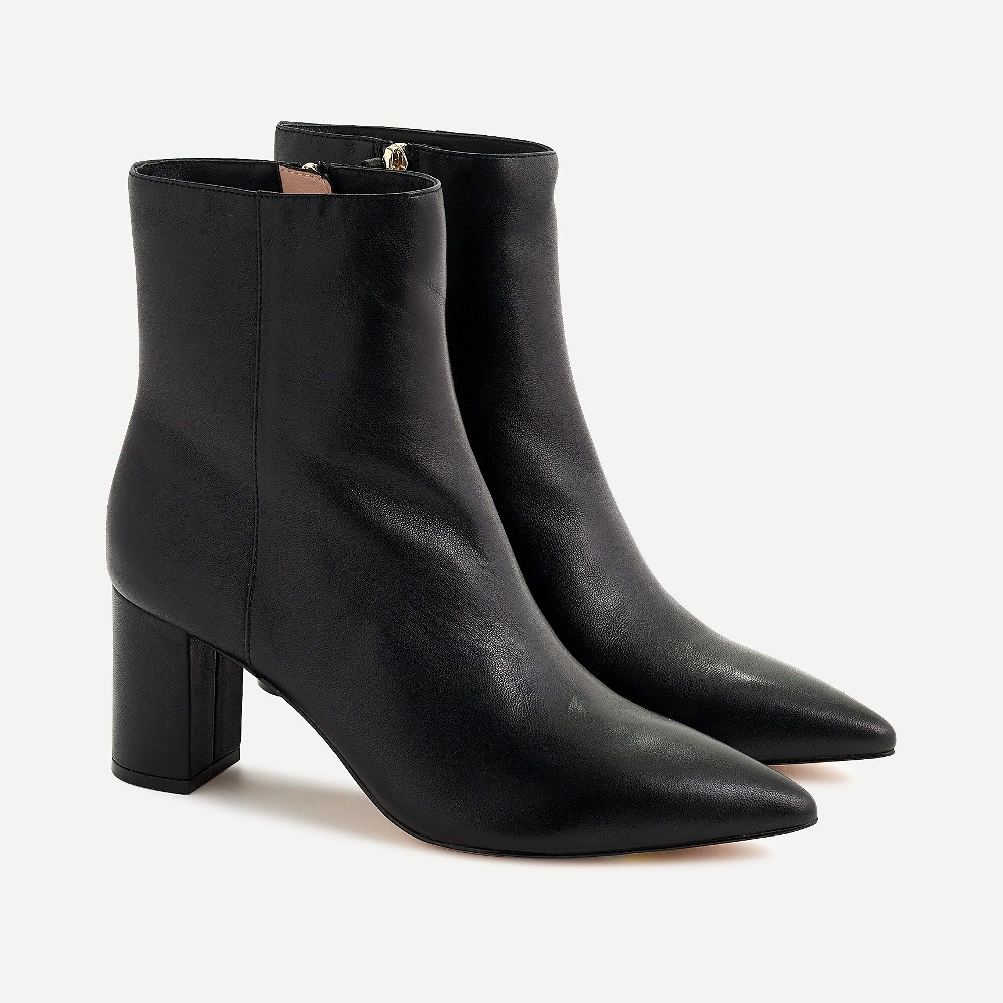 Pointed-toe Sadie boots in leather | J.Crew US