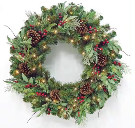 36 in. Prelit Woodmoore Artificial Christmas Wreath

#LTKSeasonal #LTKHoliday #LTKhome