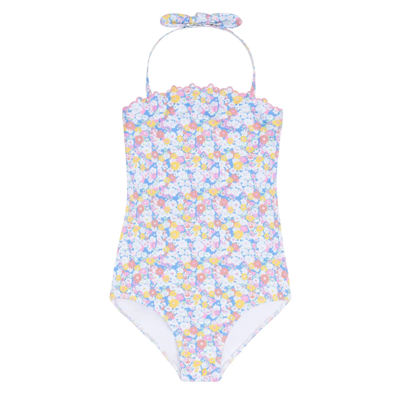girls jasmine blossom halter one piece | Minnow
