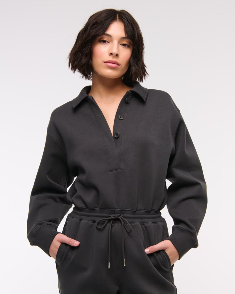 YPB neoKNIT MAX Polo Jumpsuit | Abercrombie & Fitch (US)