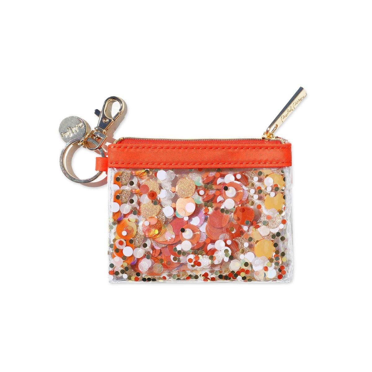 Spirit Squad Orange Burst Keychain Wallet | Packed Party