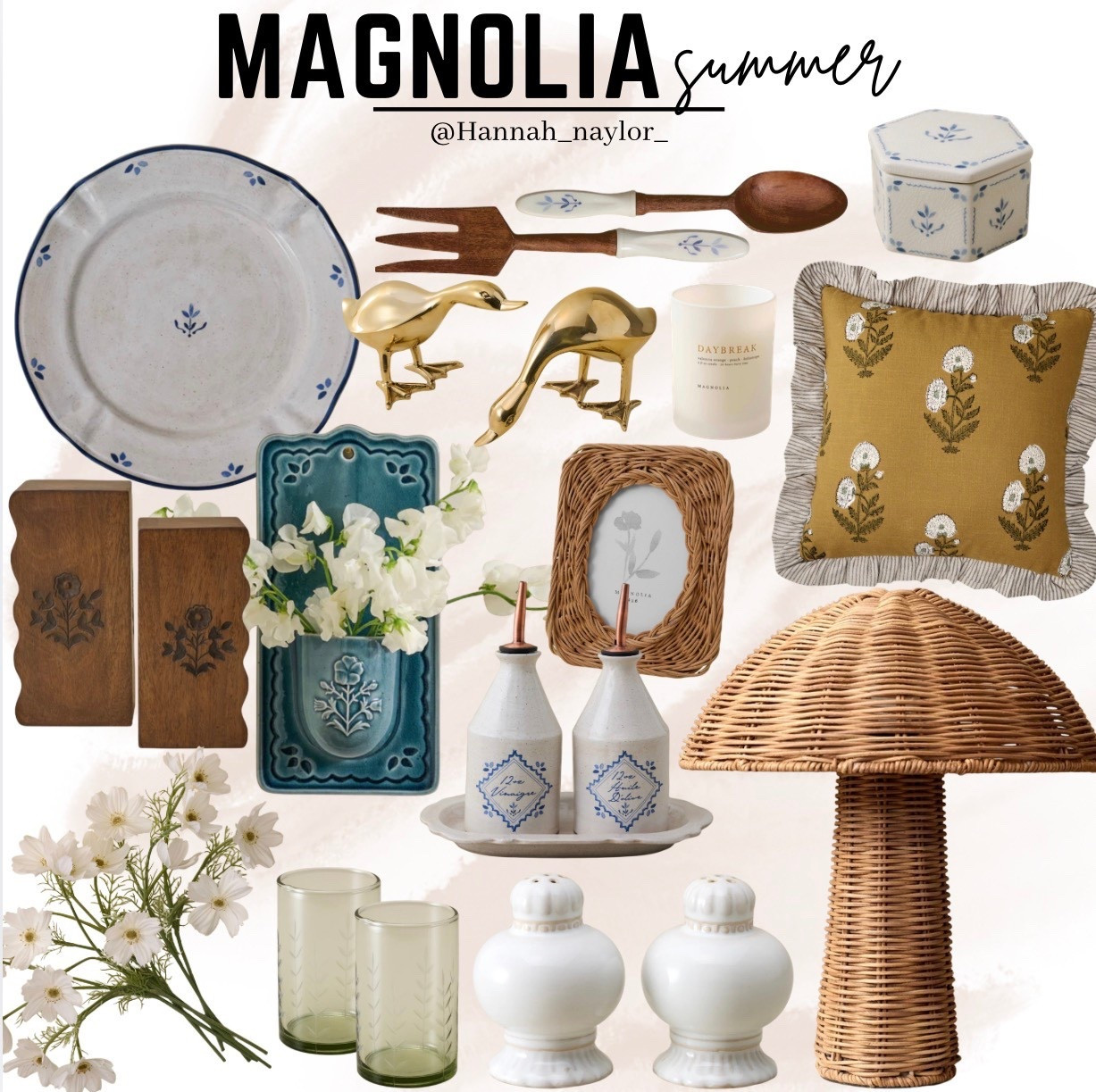 NEW summer drop from Magnolia Home. #magnolia #summerdecor #homedecor 

#LTKHome #LTKActive #LTKU