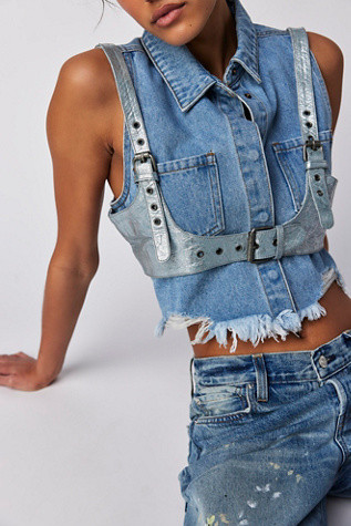 Rebel Leather Harness | Free People (Global - UK&FR Excluded)