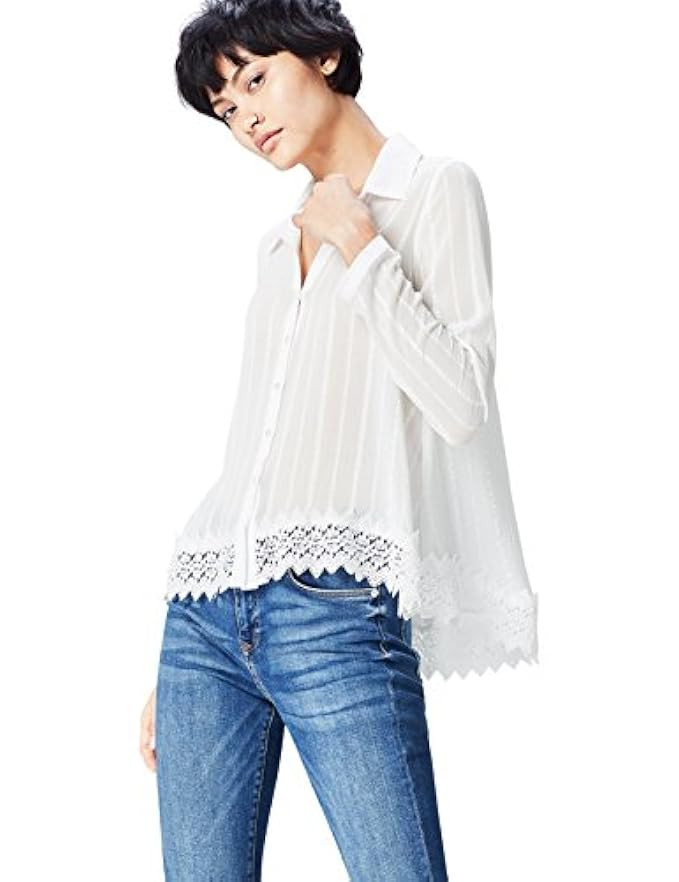 FIND Chemise en Mousseline Femme | Amazon (FR)