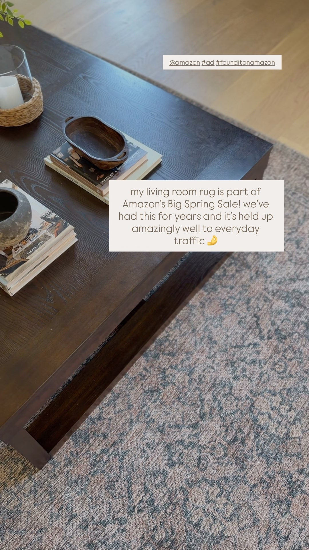 #ad So many great home deals right now for Amazon’s Big Spring Sale, including some of my favorite rugs! My living room rug (Loloi x Amber Lewis Billie Rug in Ink/Salmon) is always an FAQ and she’s part of the sale!  🙌 Linking a few other home favorites that are on deal right now for you, too! @amazon #founditonamazon 

 #LTKHome #LTKSaleAlert