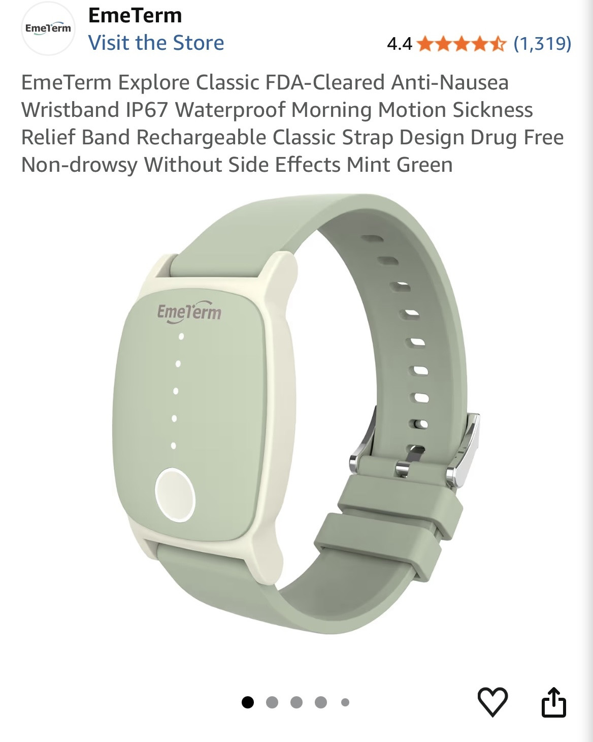 This anti-nausea band by EmeTerm is actually one that WE were influenced by from our followers! It’s EXCELLENT for motion sickness, half the price of Reliefband, is waterproof, and even works for some non-motion-related nausea like migraines. So many of our followers have attested to this one!

#LTKTravel