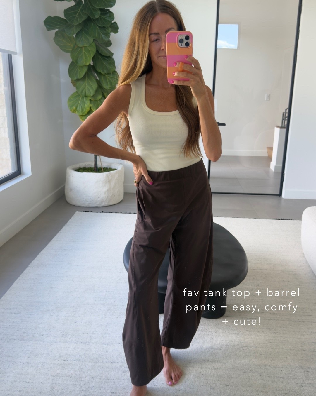 seeing these ruti pants everywhere right now! love the slight barrel in them! 

mom outfit, summer outfit, easy outfit, ootd, outfit inspo, summer fashion, trendy fashion

#LTKootd #LTKgrwm #LTKSeasonal