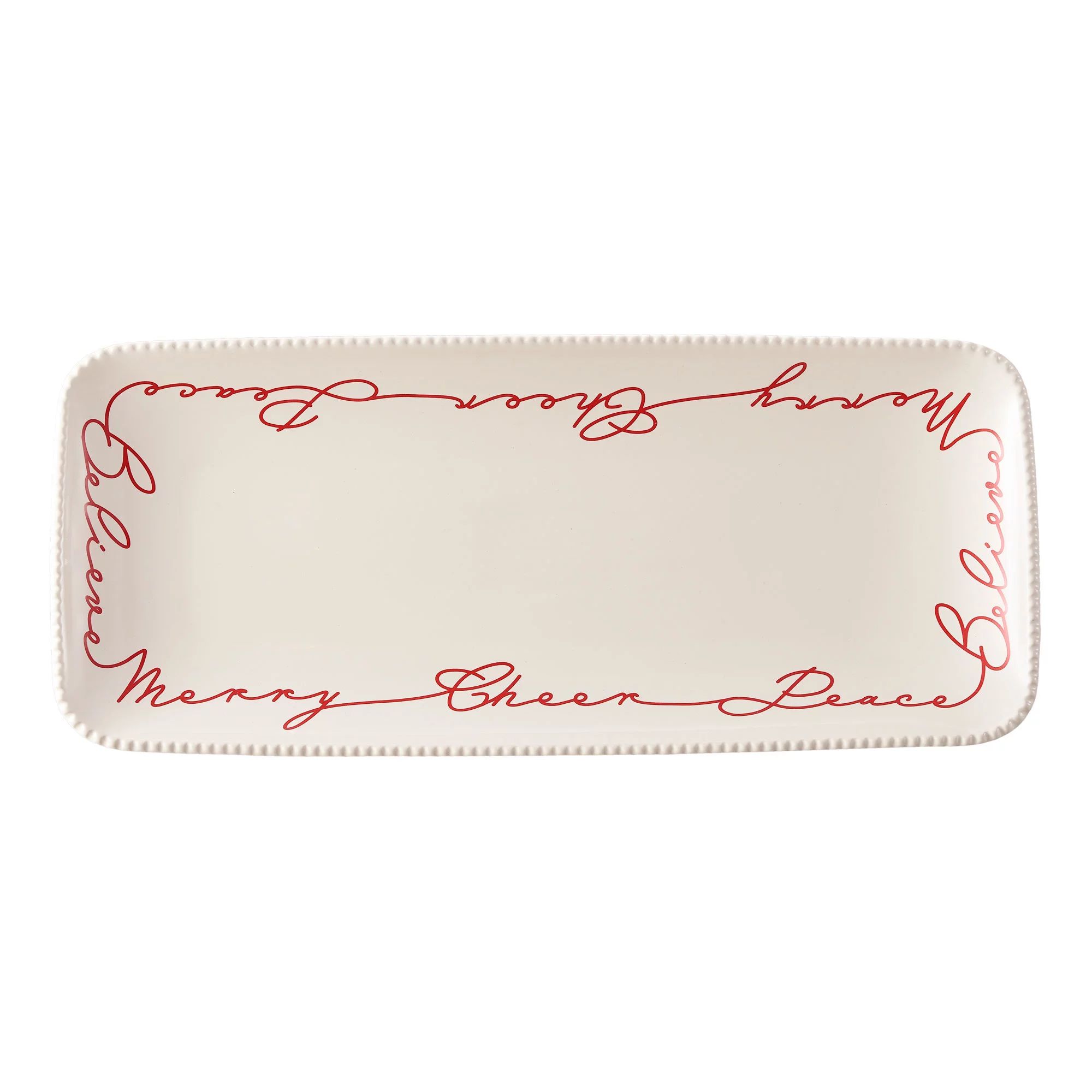 Better Homes & Gardens Winter Botanicals Serving Tray | Walmart (US)