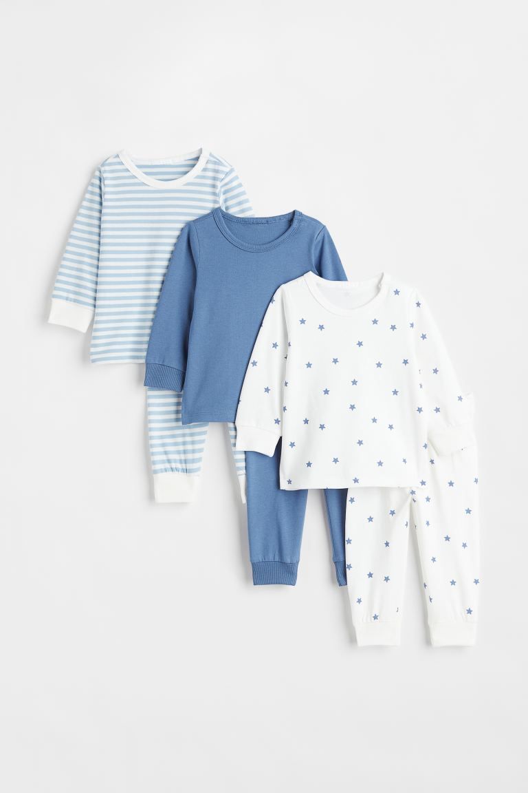 3-pack Cotton Pajamas | H&M (US + CA)
