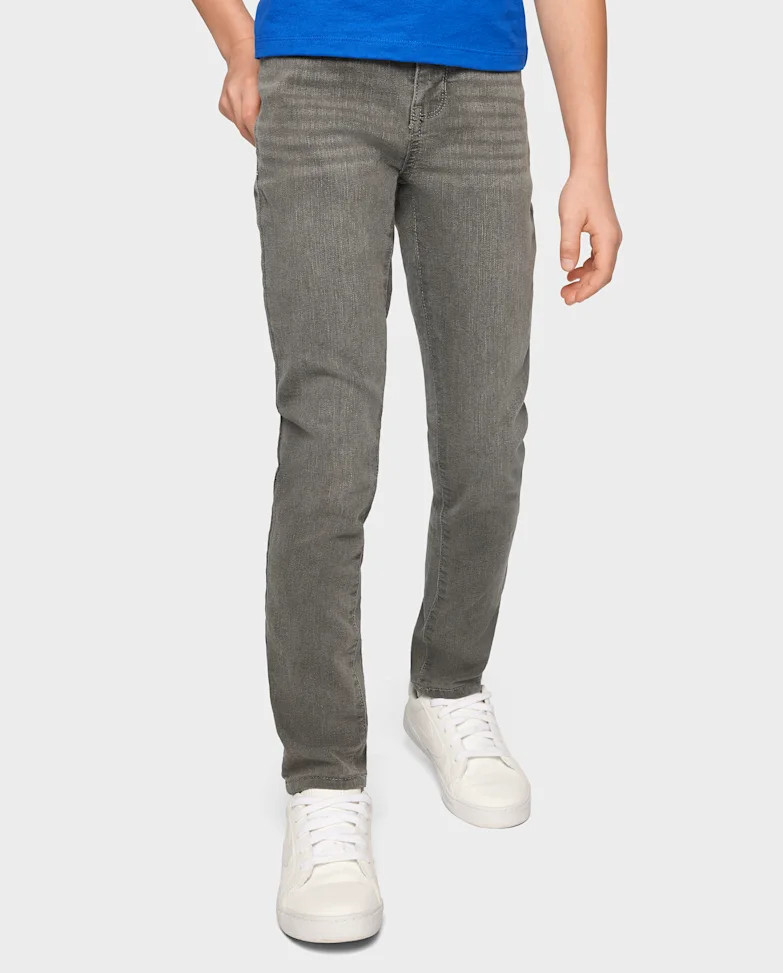 Boys Basic Super Skinny Stretch Jeans - dk gray | The Children's Place