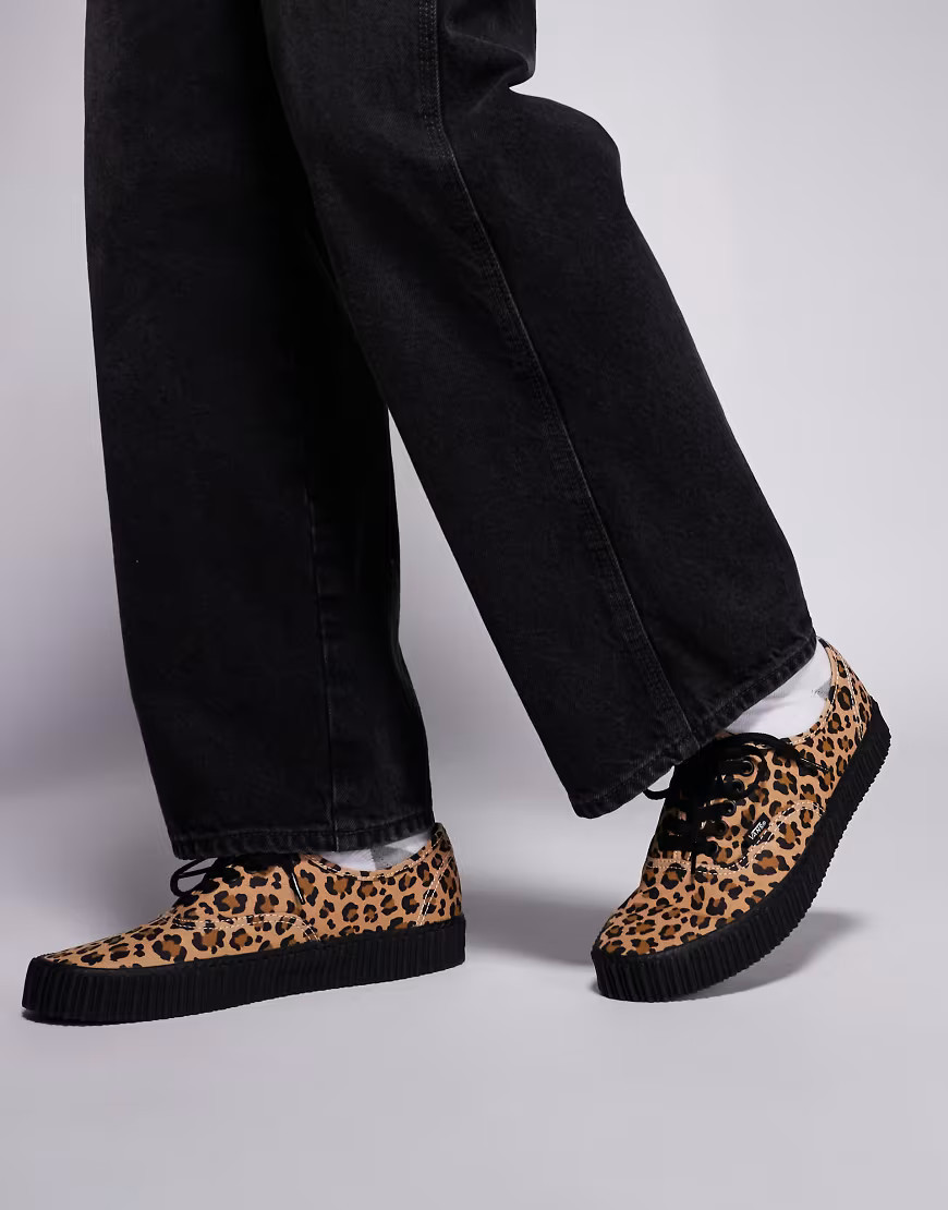 Vans Authentic Creeper sneakers in leopard print-Multi | ASOS (Global)
