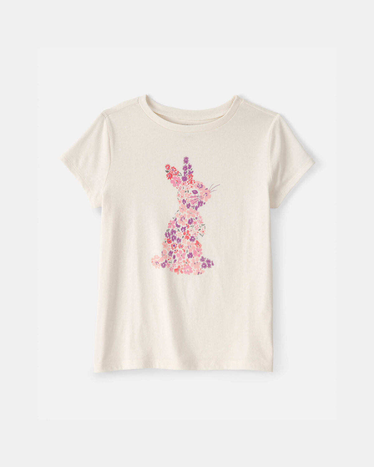 Girls Bunny Graphic Tee - Cream | Carter's Inc