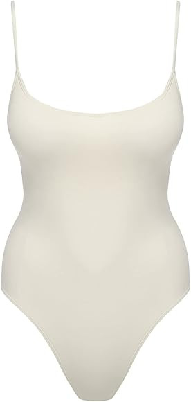 Narecte Sexy One Piece Bathing Suit for Women Tummy Control High Cut One Piece Swimsuit Womens | Amazon (US)