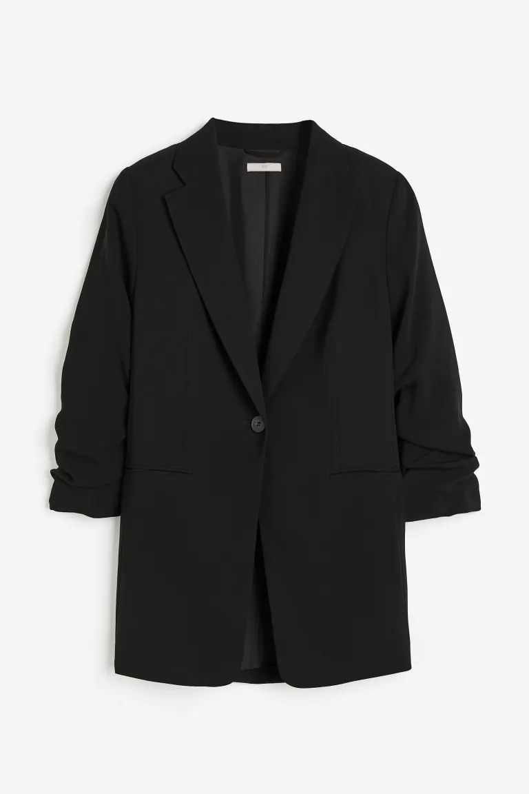 Gathered-sleeve Jacket | H&M (US + CA)