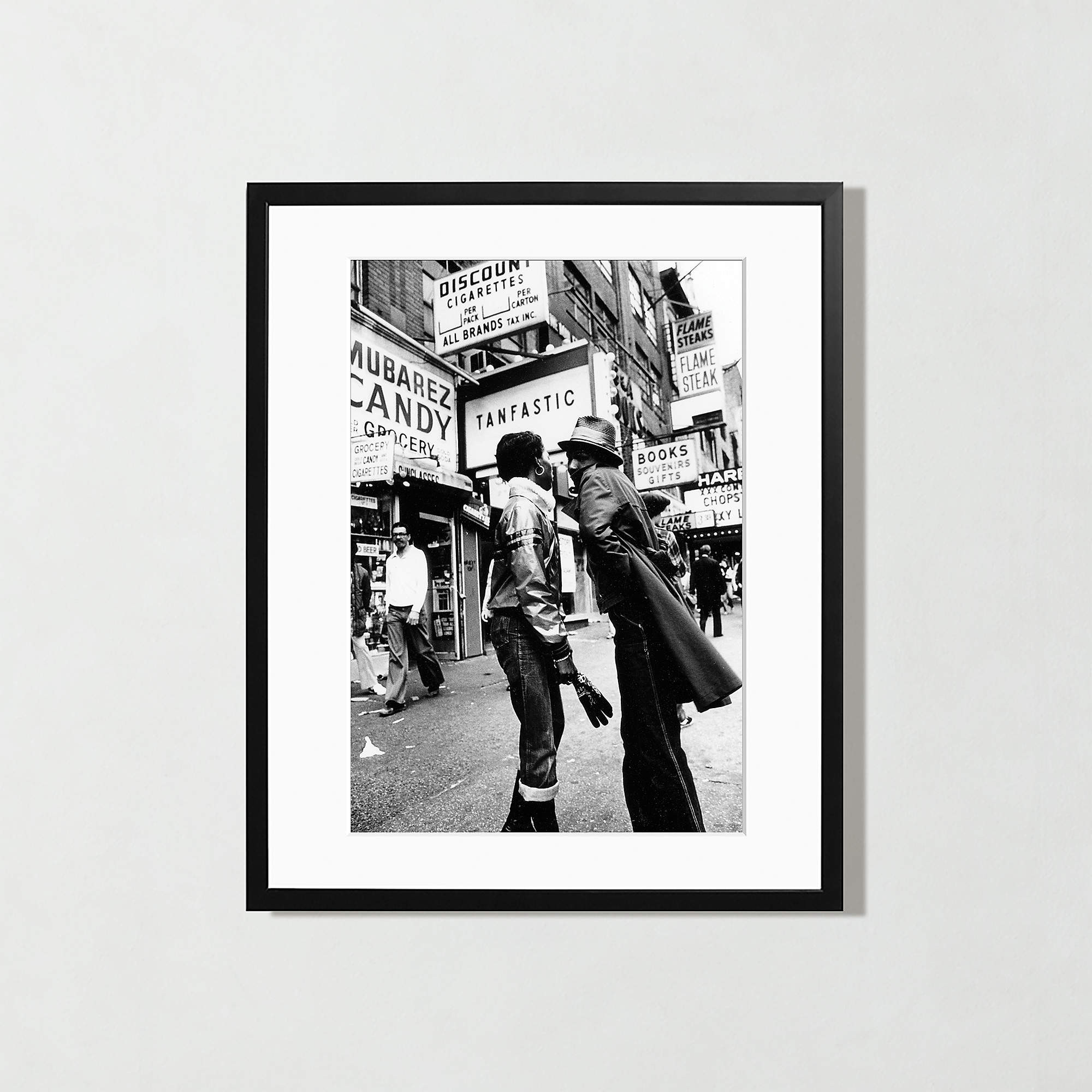 'Lower East Side' Photographic Print In Black Frame 17"x21" | CB2 | CB2