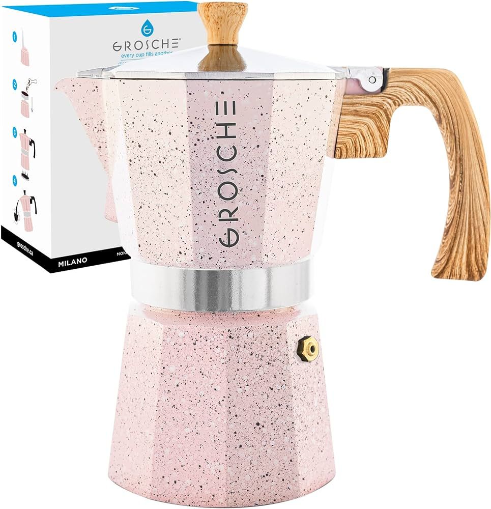 GROSCHE Milano Moka pot, Stovetop Espresso maker, Greca Coffee Maker, Stovetop coffee maker and e... | Amazon (CA)
