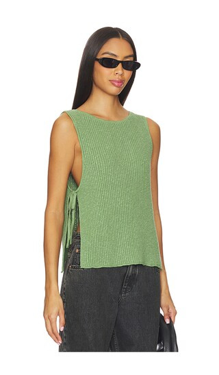 x free-est Lizzie Sweater Top In Green Eyes | Revolve Clothing (Global)