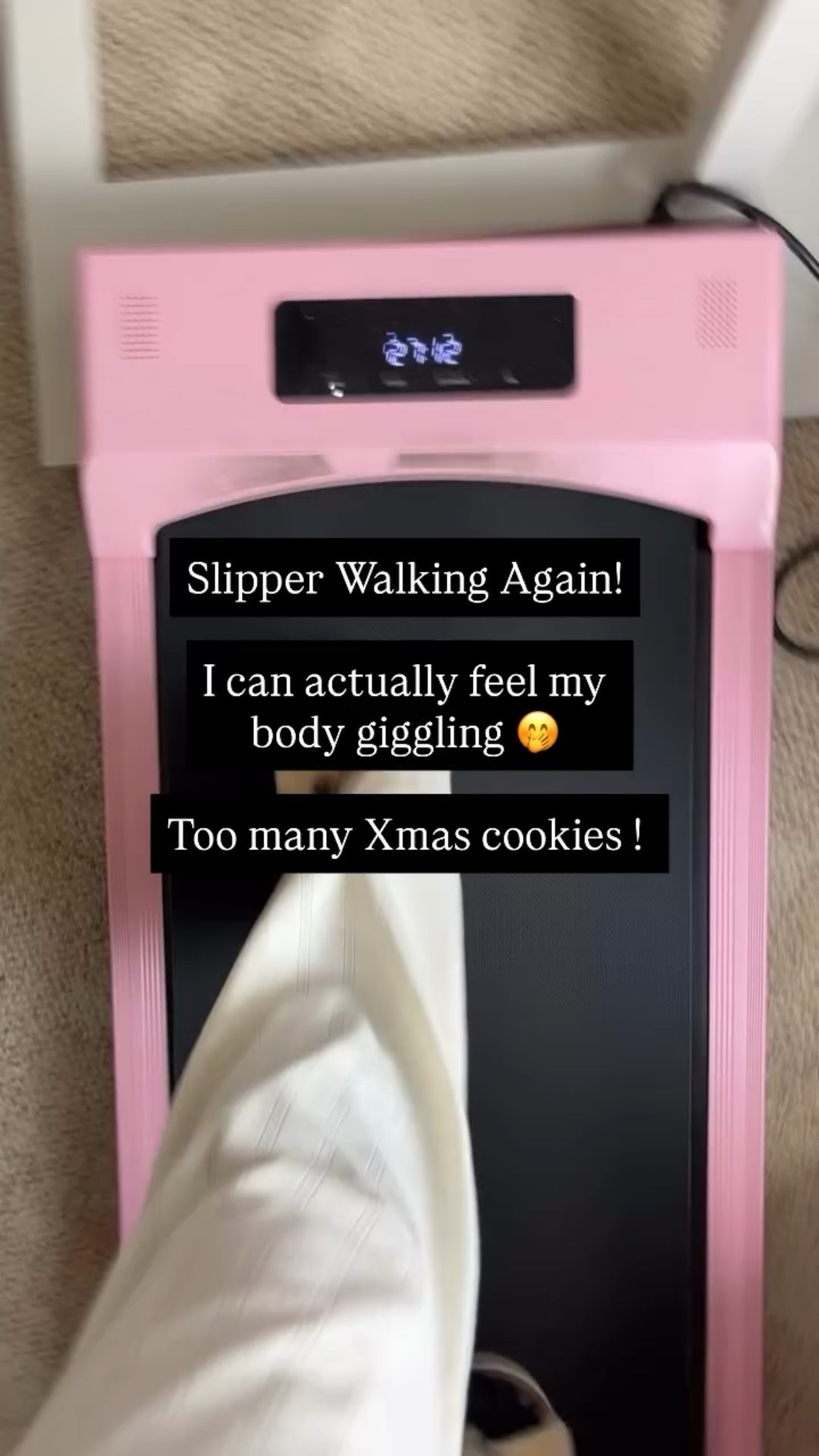 #slipperwalking #walkathome #xmaspounds