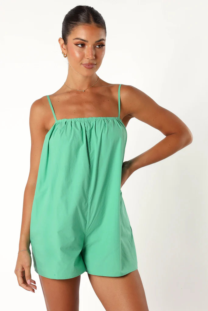 Kaylee Romper - Green | Petal & Pup (US)