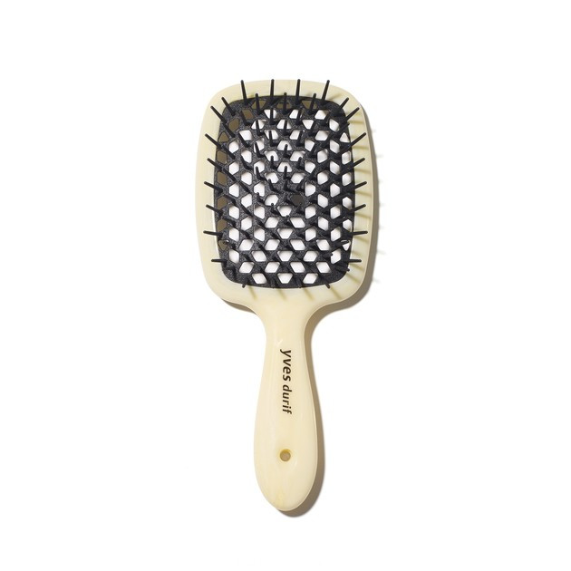 Yves Durif Vented Hairbrush | Violet Grey