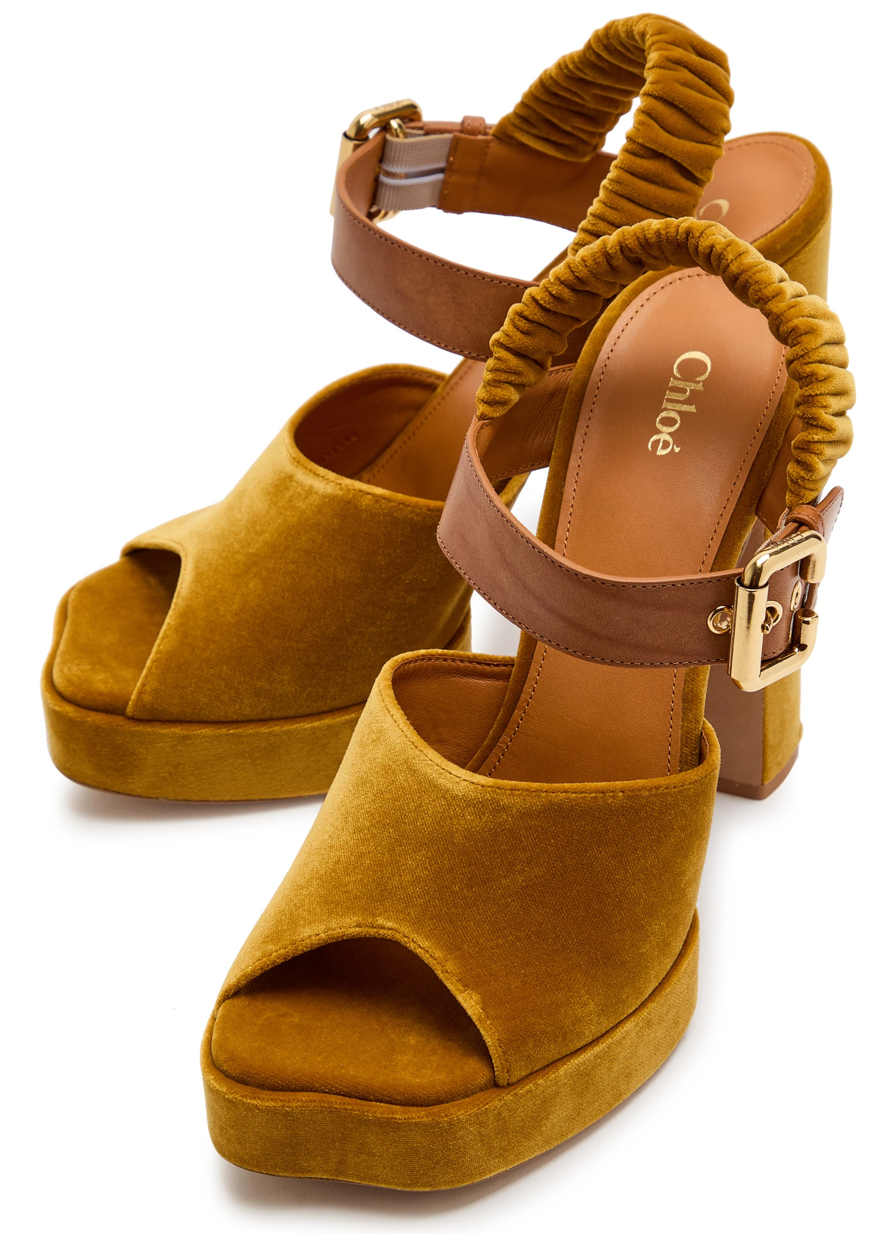 Aria suede platform sandals | Harvey Nichols