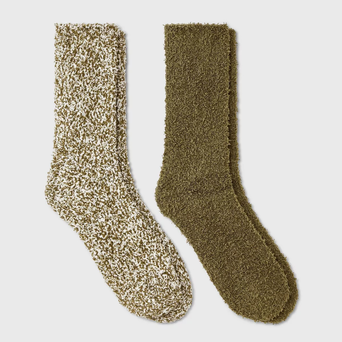 Women's Marled 2pk Cozy Crew Socks - Auden™ 4-10 | Target