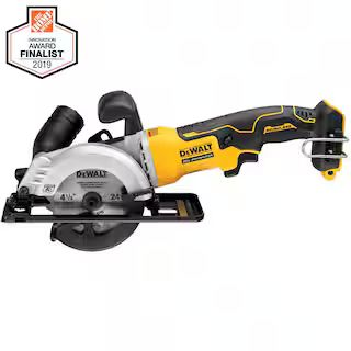 DEWALT ATOMIC 20-Volt MAX Cordless Brushless 4-1/2 in. Circular Saw (Tool-Only) DCS571B - The Hom... | The Home Depot