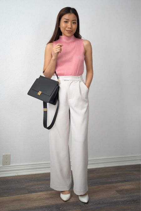 Loveee this mock neck top! So classy and lightweight! Available in many colors 

Valentine’s Day outfits vday pink outfits spring break work outfits work pants work wear

#LTKunder50 #LTKU #LTKFind