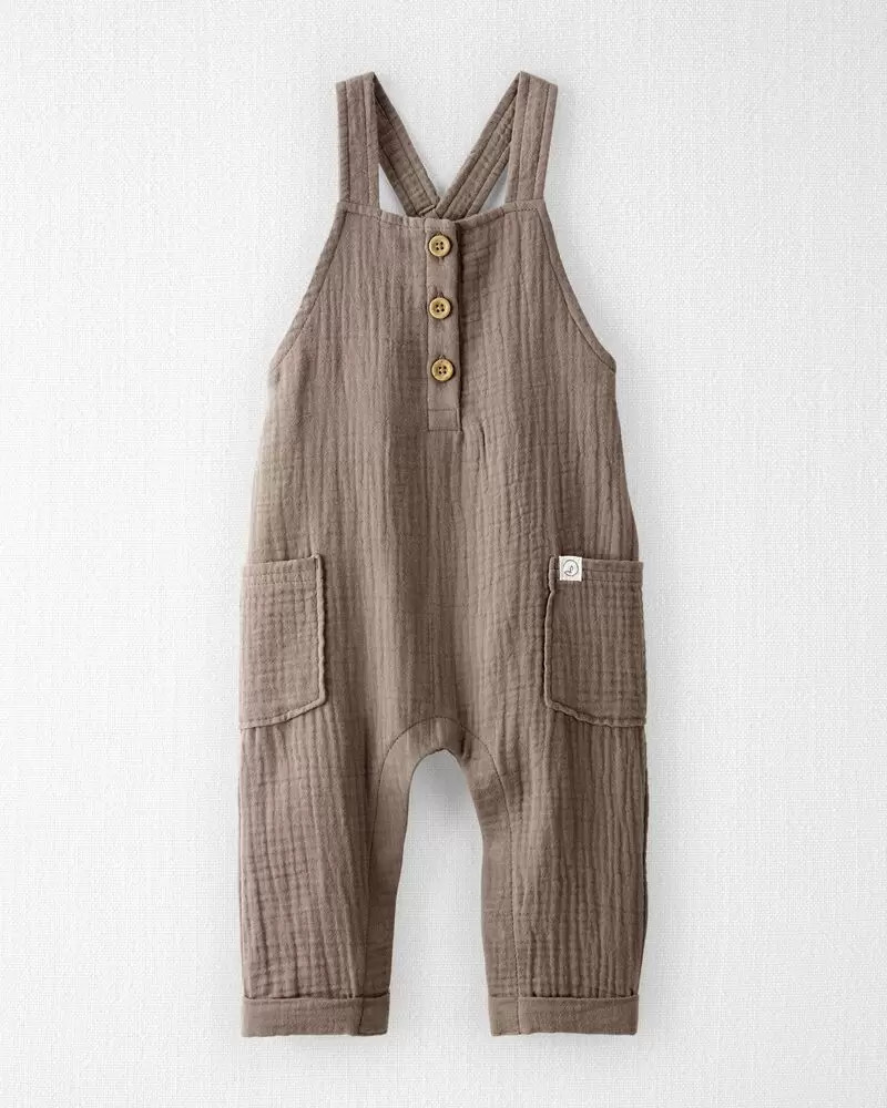 Baby Organic Cotton Gauze Overalls | Carter's