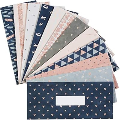 12 Budget Envelopes. Laminated Cash Envelope System for Cash Savings plus 12 Budget Sheets. | Amazon (US)