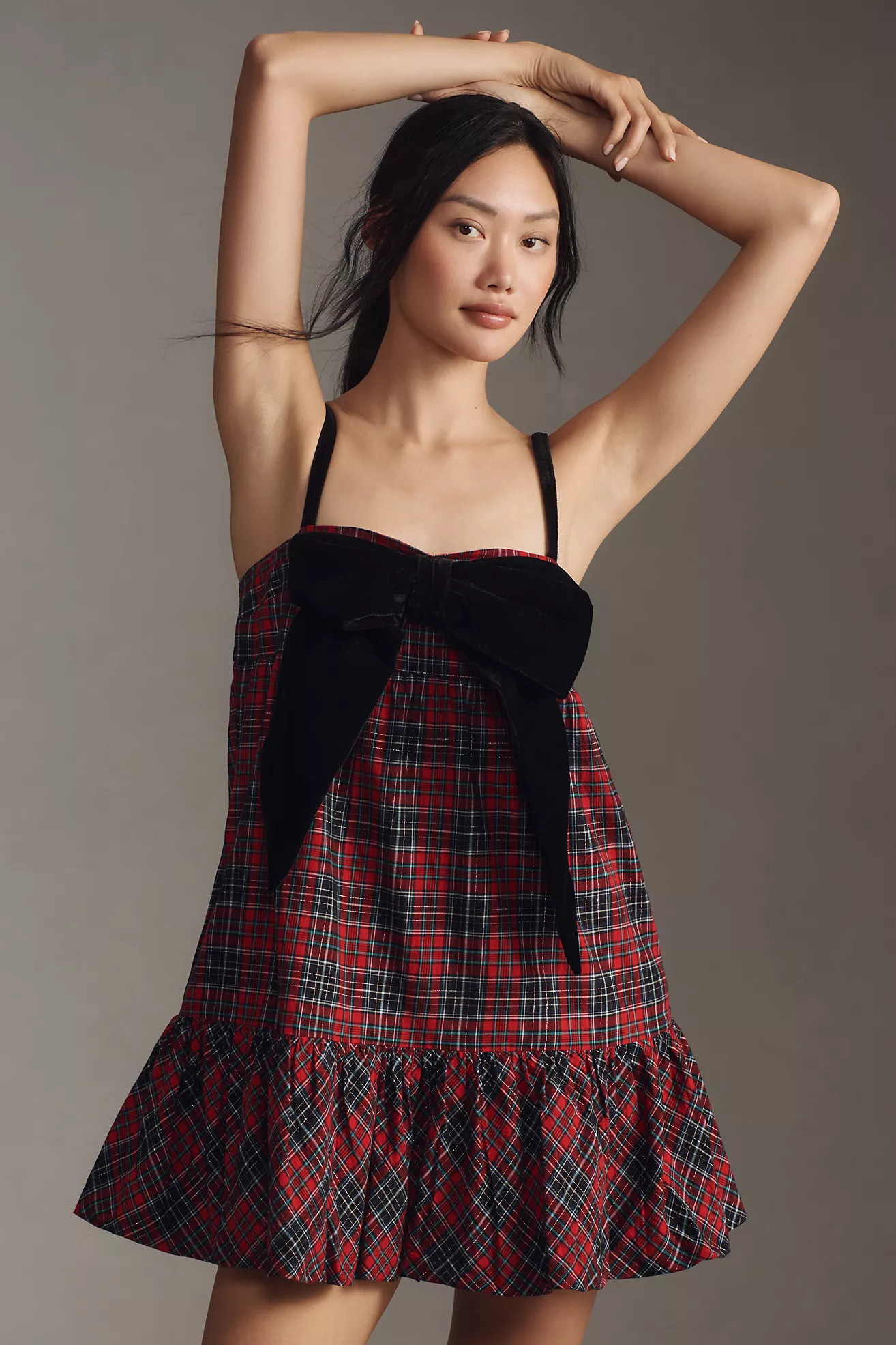 Saylor Lorelei Flounce Mini Dress | Anthropologie (US)