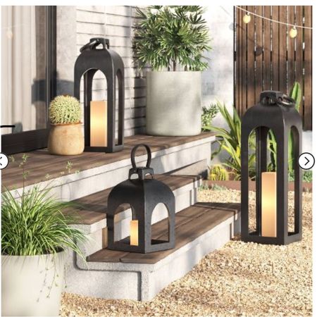 These outdoor lanterns are a great addition for your yard! Different sizes available. 

#LTKHome #LTKSeasonal