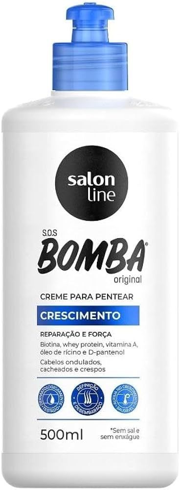 Linha Tratamento (SOS Bomba de Vitaminas) Salon Line - Creme Para Pentear Explosao De Forca 500 M... | Amazon (US)