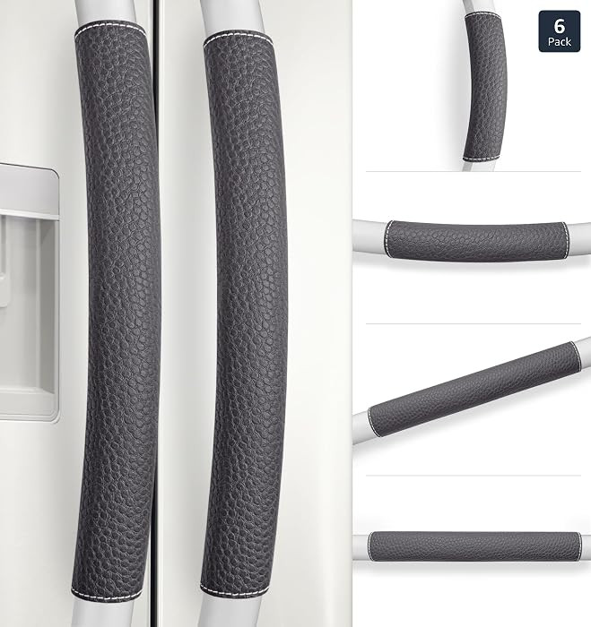 Refrigerator Handle Covers, 6 PCS, Adjustable Appliance Handle Covers, Keep Your Kitchen Clean, M... | Amazon (US)