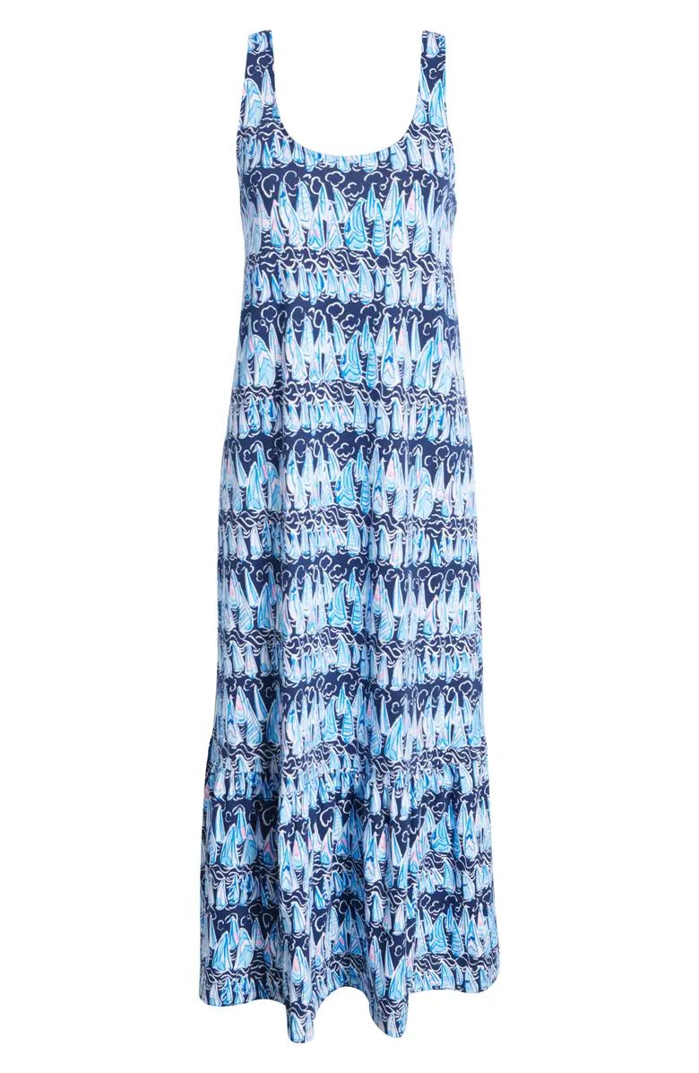 Martins Sailboat Print Pima Cotton Knit Dress | Nordstrom