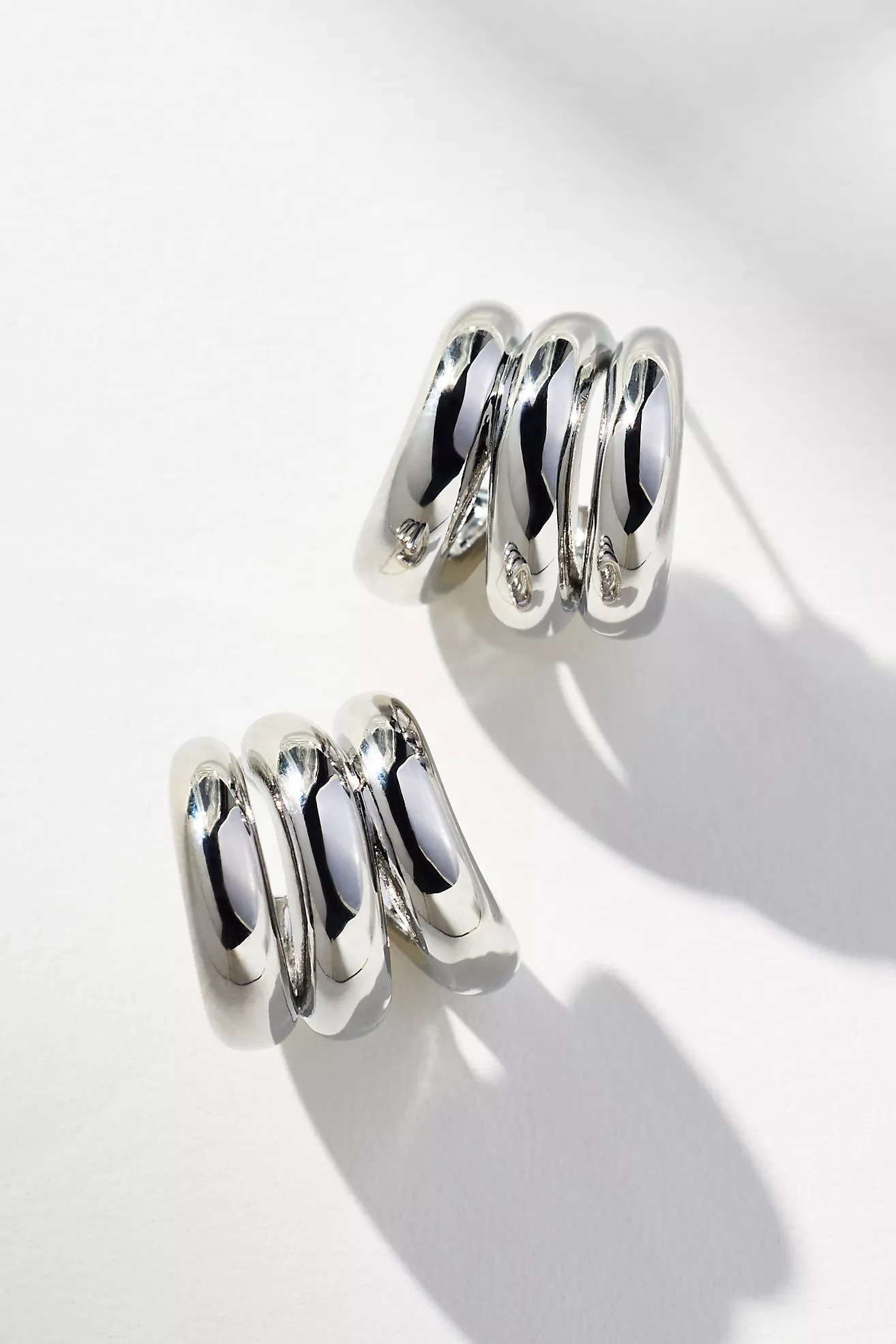 Triple Loop Huggie Earrings | Anthropologie (US)