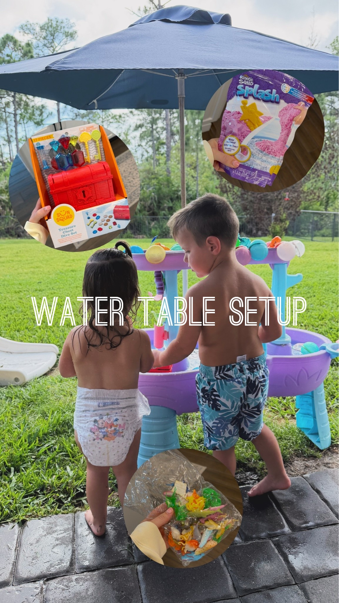 Fun water play table setup!
