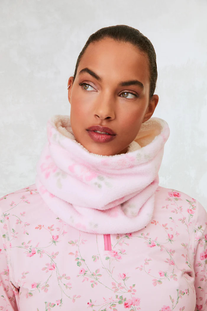 Bogner x LoveShackFancy Arian Fleece Neck Gator | LOVESHACKFANCY