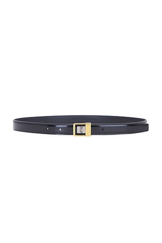 Saint Laurent YSL Boucle La 66 Belt in Nero - Black. Size 90/L (also in ). | FWRD 