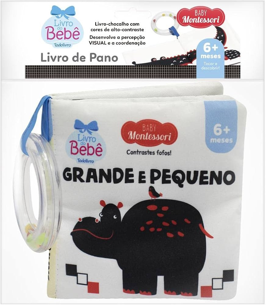 Baby Montessori - Contrastes fofos! Grande e pequeno | Amazon (BR)