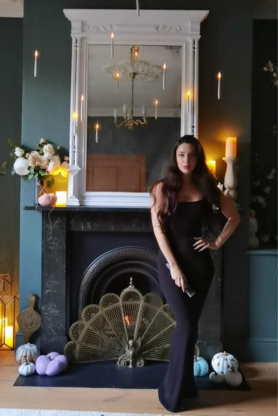 Floating candles and skims dress are perfect for all occasions, not just Halloween 🕯️🖤

#LTKHoliday #LTKeurope #LTKparties