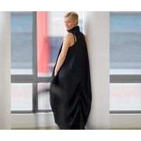 Black Linen Dress, Dress For Women, Maxi Trendy Plus Size Clothing, Gothic Kaftan | Etsy (US)