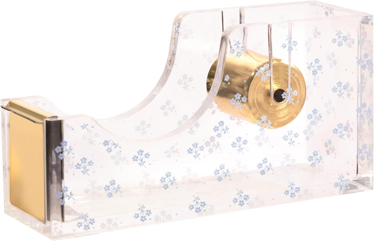 Laura Ashley Heirloom Cottage Tape Dispenser – 5” Floral Acrylic & Gold Desktop Tape Holder ... | Amazon (US)