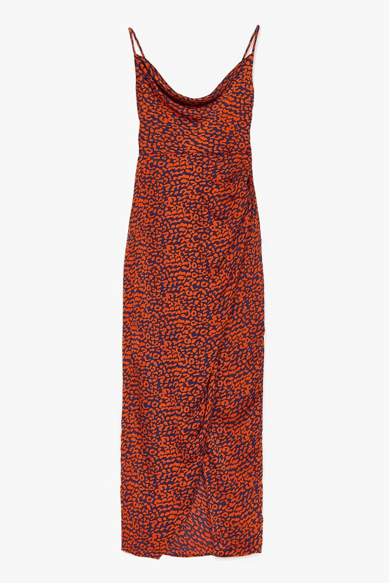 Cowl Do You Do Cheetah Dress | NastyGal (US & CA)