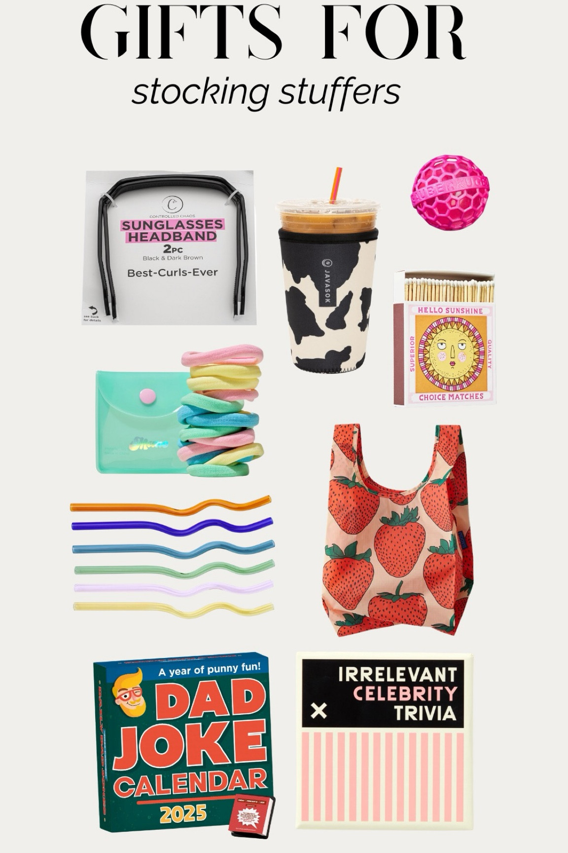 Stocking stuffer ideas, stocking stuffers under $20, holiday gift ideas 

#LTKGiftGuide #LTKFindsUnder50 #LTKHoliday