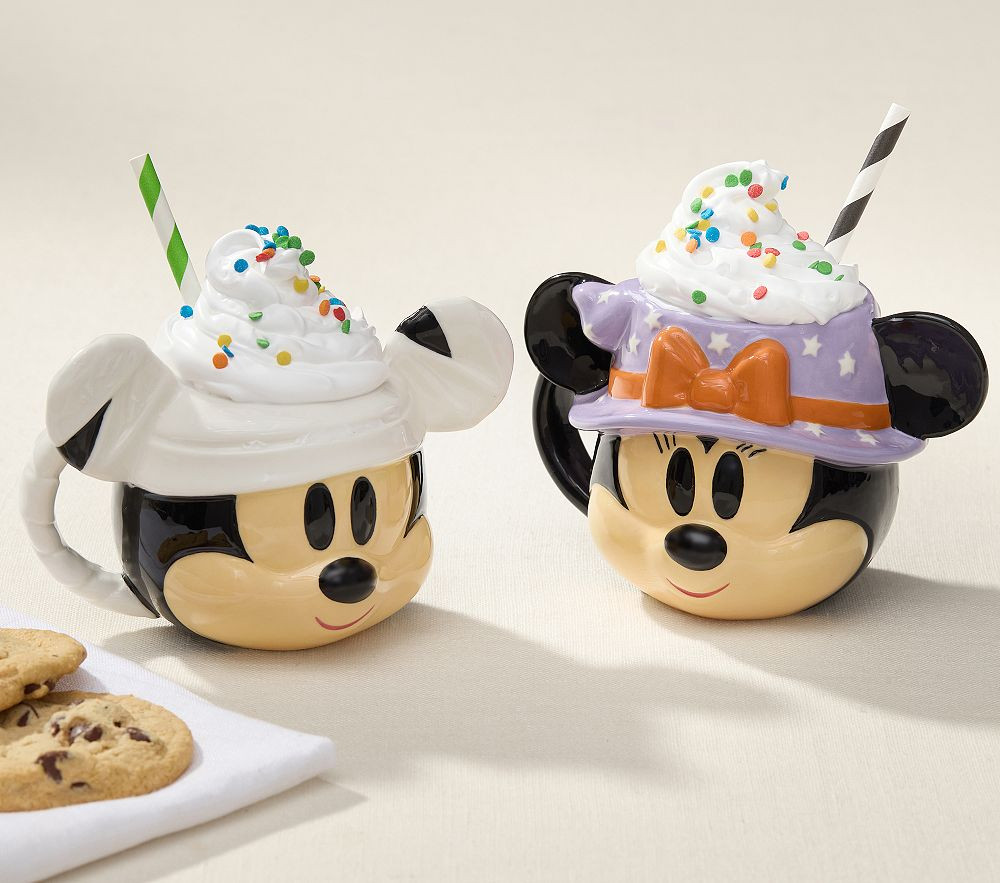 Disney Mickey Mouse, Minnie Mouse and Friends Halloween Kid Mugs, Set of 2 | Pottery Barn Kids