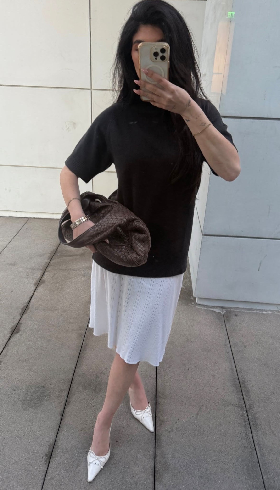 OOTD 🫶🏼

White eyelet skirt, funnel neck shirt, black funnel neck shirt, elegant outfit style inspo, elevated style, monochromatic outfit inspo

#LTKootd #LTKgrwm