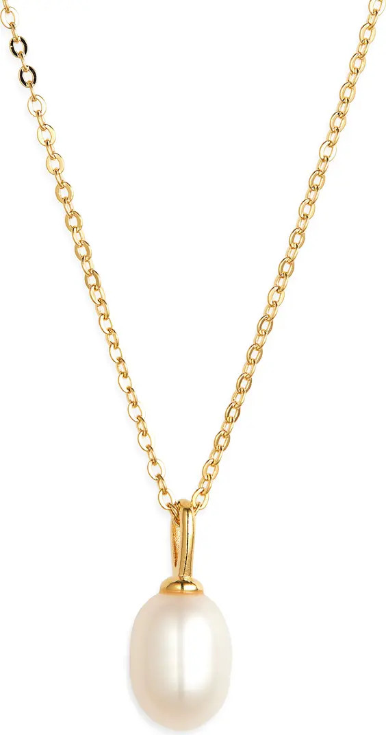 Demi Fine Dainty Freshwater Pearl Pendant Necklace | Nordstrom